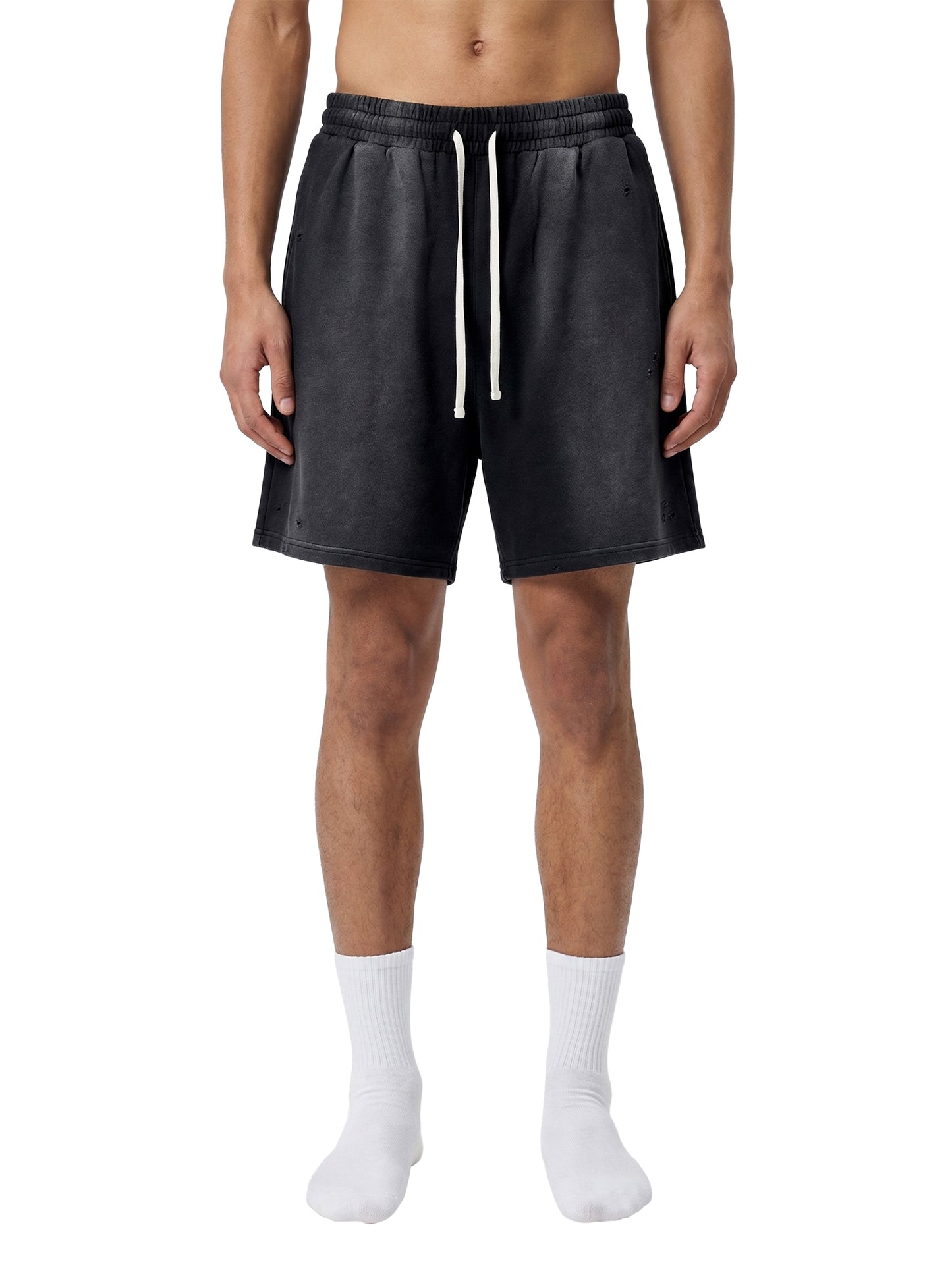 Creative Zoo Sun Fade Distressed Shorts